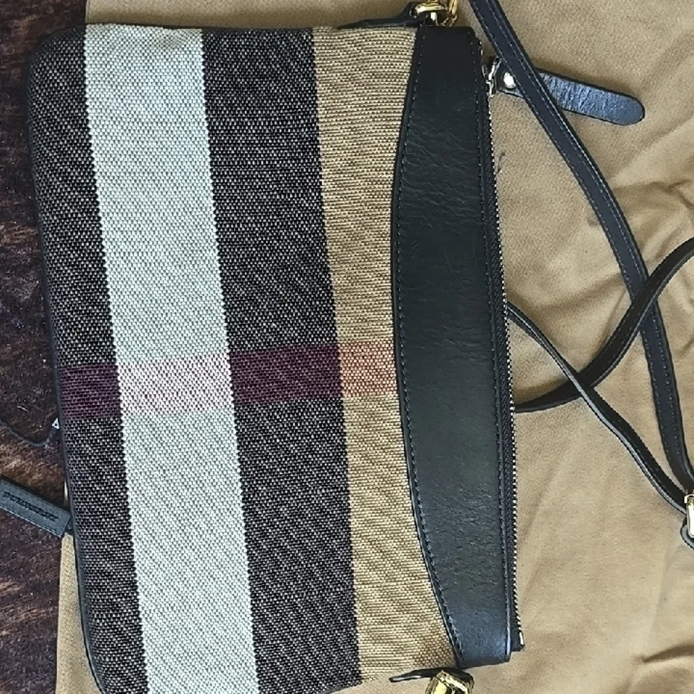 Burberry Black and Brown Crossbody Bag - Picture 8 of 10